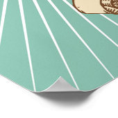 Stoppen und riechen Sie die Rose Pop Inspiration P Poster (Ecke)