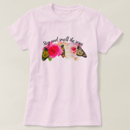 Stoppen und riechen Sie die Rose Shirt
