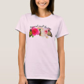 Stoppen und riechen Sie die Rose Shirt (Vorderseite)