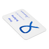 Stoppen von Bullying Awareness Ribbon Custom Magne Magnet (Rechte Seite)
