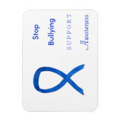 Stoppen von Bullying Awareness Ribbon Custom Magne Magnet (Vertikal)