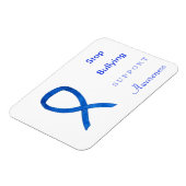 Stoppen von Bullying Awareness Ribbon Custom Magne Magnet (Linke Seite)