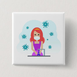 Stoppen von Germs Button