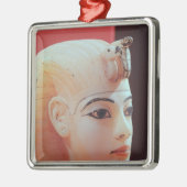 Stopper von einer der canopic Urnen Silbernes Ornament (Links)