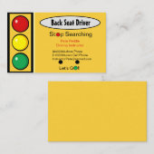 Stoppleuchte Visitenkarte (Vorne/Hinten)