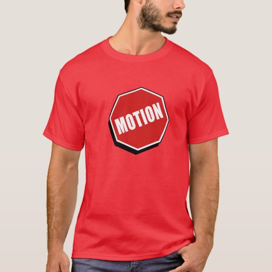 Stoppschild Antrag Montreal Logo & Website T-Shirt (Vorderseite)