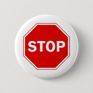Stoppschild Button