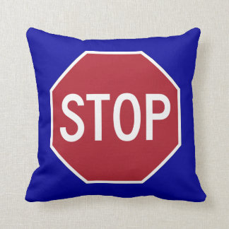 Stoppschild Kissen