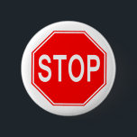 Stoppschild - Knopf Button<br><div class="desc">Ein Stoppschildknopf.</div>