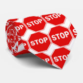 Stoppschild Krawatte (Gerollt)