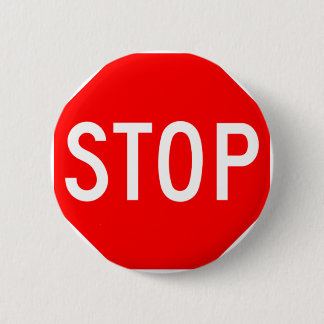 Stoppschild kundengerecht button