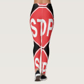 Stoppschild Leggings (Rückseite)