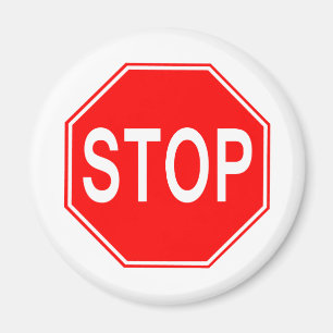 Stoppschild - Magnet