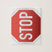 Stoppschild Puzzle (Vertikal)