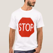 Stoppschild T-Shirt (Vorderseite)