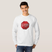 Stoppschild T-Shirt (Vorne ganz)