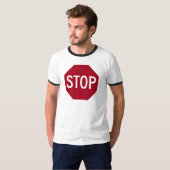 Stoppschild T-Shirt (Vorne ganz)