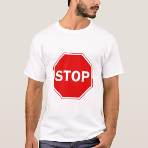 Stoppschild T-Shirt