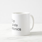 Stoppschildktonik Kaffeetasse (VorderseiteRechts)
