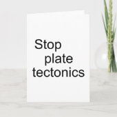 Stoppschildktonik Karte (Vorderseite)