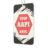 Stoppt AAPI-Hass  Autolufterfrischer (Links)