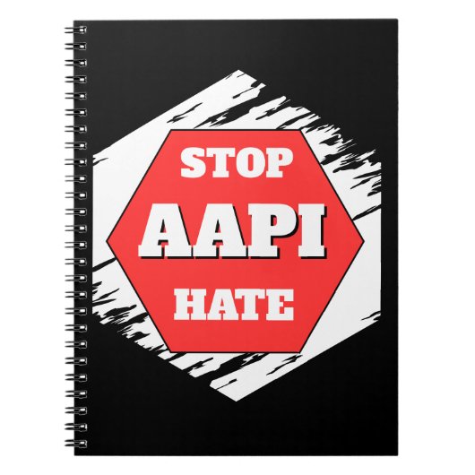 Stoppt AAPI-Hass Rechteckig Notizblock (Vorderseite)