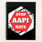 Stoppt AAPI-Hass Rechteckig Planer (Vorderseite)