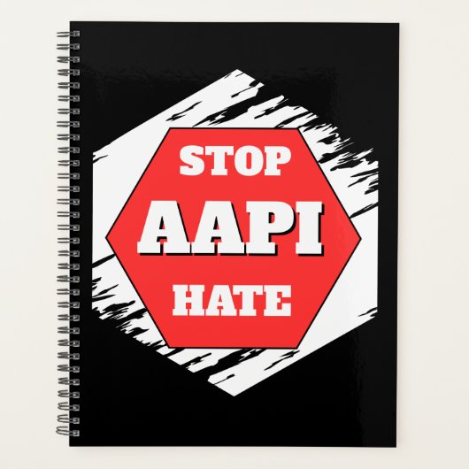 Stoppt AAPI-Hass Rechteckig Planer (Vorderseite)