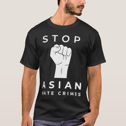 Stoppt asiatische Hassdelikte gegen das asiatische T-Shirt (Vorderseite)