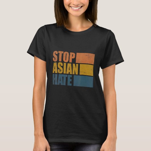 Stoppt asiatisches Hass T-Shirt (Vorderseite)