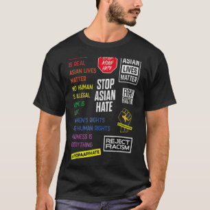 Stoppt asiatisches Hass T-Shirt