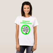 Stoppt Borreliose T-Shirt (Vorne ganz)