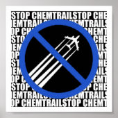 Stoppt Chemtrails! Poster (Vorne)