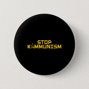 Stoppt Commie-la Harris Kamala Kommunismus Trump S Button