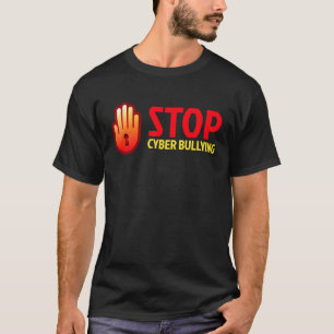 Stoppt Cyber-Bullying-Handloch T-Shirt
