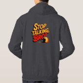 Stoppt das Gespräch Bro - Kühne Haltung Hoodie (Rückseite)