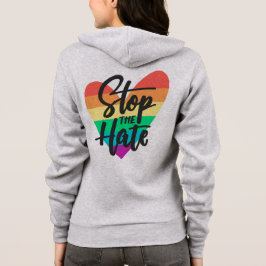 Stoppt das Hass Hoodie