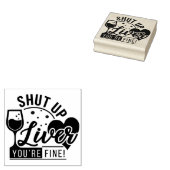 Stoppt das Livesatz Gummistempel (Stempel)