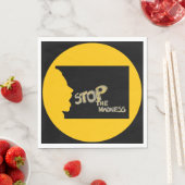 Stoppt das Madness Paper Napkin Serviette (Beispiel)
