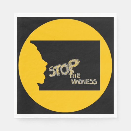 Stoppt das Madness Paper Napkin Serviette (Vorderseite)