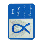 Stoppt das Schikanen der Sensibilität Ribbon Angel Magnet (Vertikal)