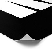 Stoppt das Töten - protestiert laut und stolz Poster (Ecke)