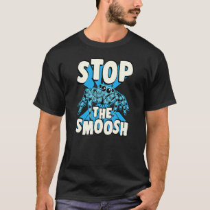Stoppt das Zerquetschen süßer lustiger Springspinn T-Shirt