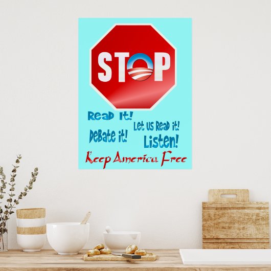 Stoppt den Ansturm! Poster (Küche)