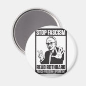 Stoppt den Faschismus Magnet (Vorderseite/Rückseite)