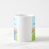 Stoppt den Gang-Gewalt-Handshake für den Frieden Kaffeetasse (Mittel)