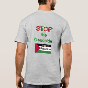 „Stoppt den Genozid“ Basic Herren T-Shirt