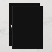 Stoppt den globalen Wahnsinn, nicht die Erwärmung  Einladung (Vorne/Hinten)