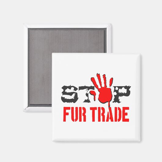 Stoppt den Handel Magnet (Vorderseite/Rückseite)