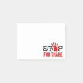 Stoppt den Handel Post-it Klebezettel (Vorderseite)